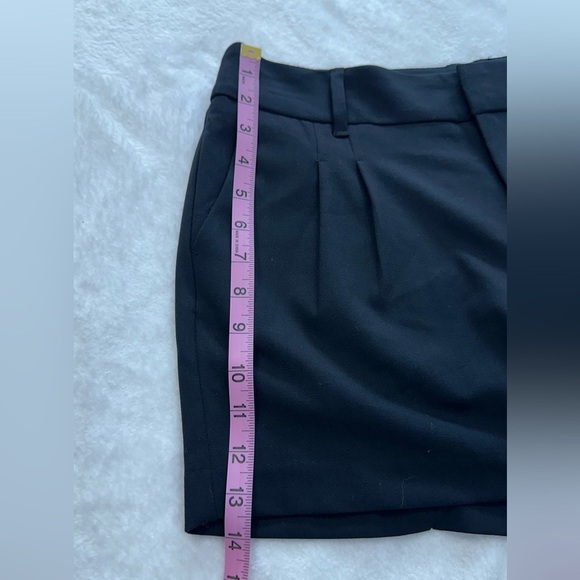 Daisy Fuentes Black High Waist Tailored Shorts With Pockets - Picture 9 of 12